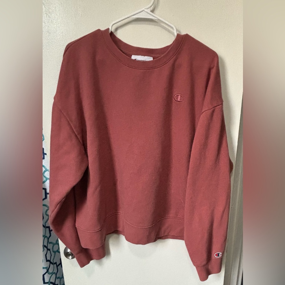 Champion Women’s Dusty Rose Crewneck Sweatshirt - Women XXL